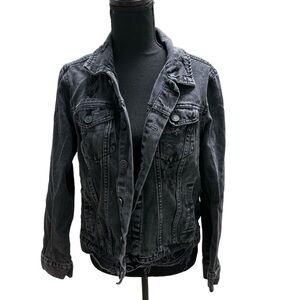 Ripped jeans jacket